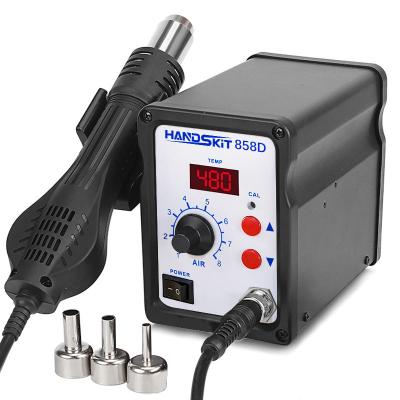 China handskit 858D Hot Air Gun 700W BGA Rework Solder Station Soldering Heat Air Gun Station   For SMD SMT Welding Repair Tools 858d for sale