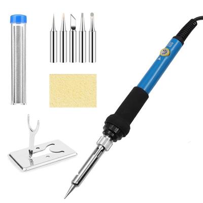 China Pencil Grip handskit 936 10pcs Soldering Iron  110V 220V 60W Thermostatic Electric Mini Solder Iron Station With 6pcs Soldering Tip Solder W for sale