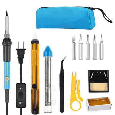 China Pencil Grip handskit 936 60W Soldering Iron set Adjustable Temperature Electric Solder Iron Mini Handle Heat Pencil Welding Repair Tools bag for sale