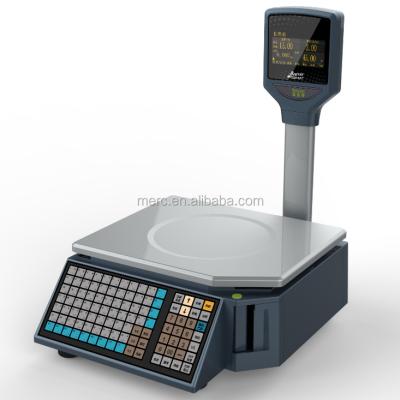 China Electronic Barcode Label Printing Digital Scale Scale With Printer Printerwith Printer Width: 309mm for sale