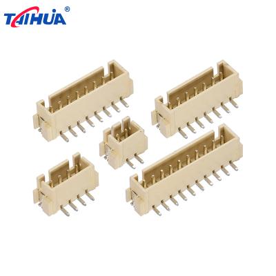 China Vertical PCB HA2.5mm Pitch 2P-10P SMT PCB Wire To Board Wafer Connector With Buckle for sale