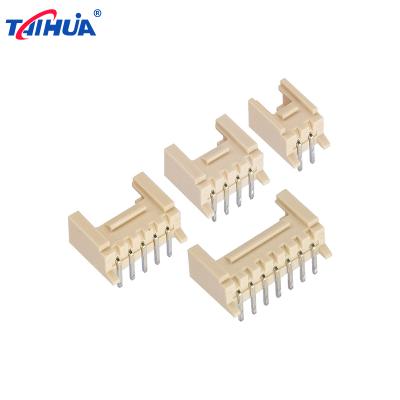 China Right Angle PCB HY2.0mm Pitch 2P-10P DIP PCB Wire To Board Wafer Connector With Buckle for sale