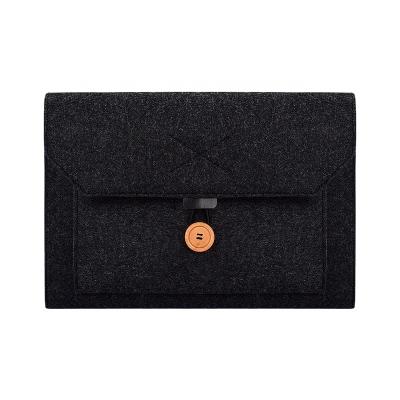 China Custom Felt Sleeve Bag M&d Logo Dark Gray Computer Bags Laptop Bag Sleeve Cover Felt Case For Apple Macbook Air M1 13 13