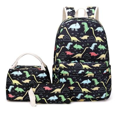 China M&d waterproof wholesale animal sublimation printing large capacity kids backpack set of 3 high waterproof cute school bags for girls for sale