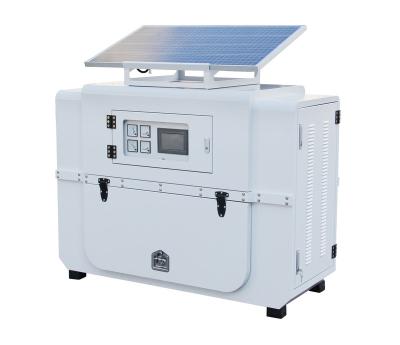 China Industrial Solar Power Generator 10 KW 15000 Watt Stainless Steel Sine Wave Inverter Gel Battery Industrial Pure YANAN POWER GROUP for sale