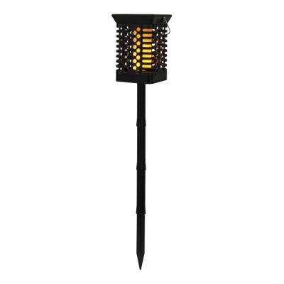 China Garden Charming Decorative Realistic Flame Effect Solar Torch Flickering Light for sale