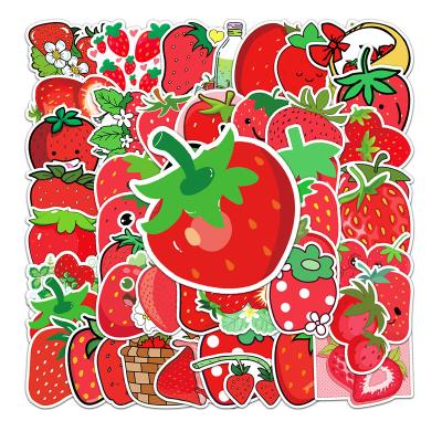 China 50PCS Decorative Sticker Strawberry vsco Sticker For For Kids Phone Soft Bottle Laptop Travel Case Sticker Package for sale