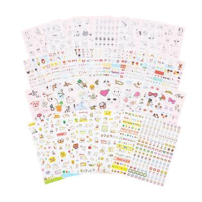 China Cute Decorative Sticker Korea Central Statistical Institute Cartoon Hand Account Multi Style Stickers For Girl Child Notebook Album Decoration Sticker for sale