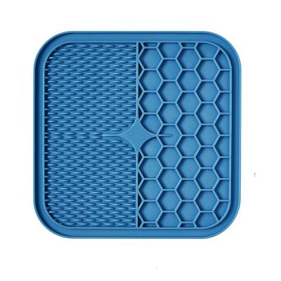 China Viable Manufacturer Supplier Dog Lick Mats Factory Price Dogs Pets Licking Mat Pad For Silicone Treat Dog Lick Pad for sale