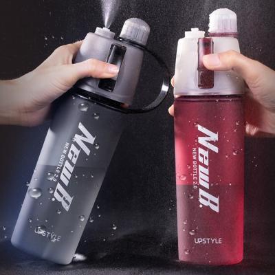 China Sustainable Ronya RC38 600ml Frosted Plastic Bottle Gym BPA Tritan Mist Free Water Bottle for sale