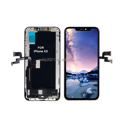 China Mobile Phone LCD Display For iPhone X Xs Xr 11 12 Mini Pro Max Plus Display Screen Flexible Transparent OLED Touch Screen 6 6S 7 7P 8 8P For iPhone for sale