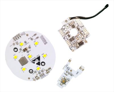 China Alum Base Custom Printed Circuit Board für Auto-Luftpumpe mit FPC-Kabel und 7 LED-Leuchten zu verkaufen