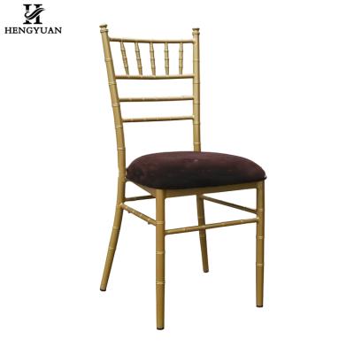 China Wholesale hotel chair fancy hotel restaurant event dubai chiavari chair gold rental wedding for sale