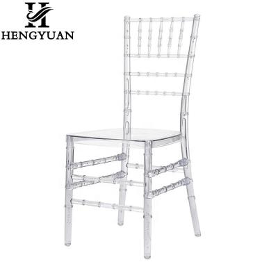 China K/D design in vending chiavari resin chair for hall for sale