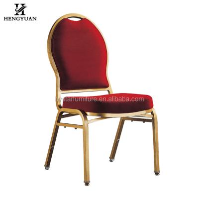 China Elegant Hotel Chair Luxury Hotel Furniture Metal Velvet Upholstered Banquet Event Dining Chairs for sale