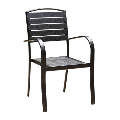 China Modern Modern Restaurant Dining Outdoor Aluminum Patio Garden Chairs for sale