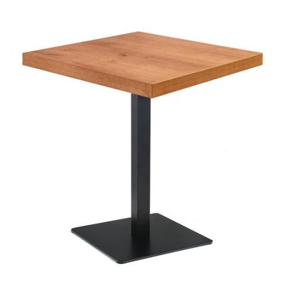 China Portable Square Laminated BOARD Melamine Table Top Cafe Laminate Rack Up Bar Table for sale