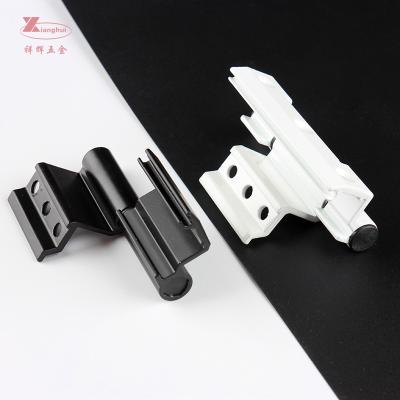 Cina 86mm lunghezza alluminio allogio cerniera a pivot in moderno design per porta di alluminio nero in vendita