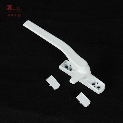 China Pintura de color blanco manijas de ventanas hardware para puertas y ventanas de aluminio 124mm en venta