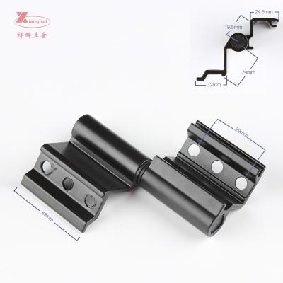 China Hotel Villa Apartment Office Building 100*45 Aluminum Steel Window Double Wing Hinge for sale