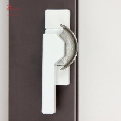 China Aluminium Window Latch Sash Lock Door Window Handle Lock Best UPVC Crescent Moon Lock for sale