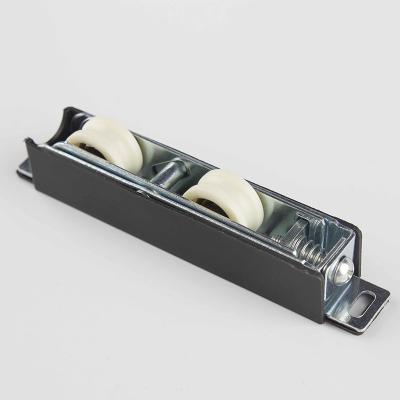 China Adjustable Double Pulley Wheel Sliding Nylon Window Roller for Window Refurbishment for sale