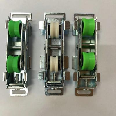 China Zinc Coated U Groove V Groove Aluminium Alloy Nylon Door Roller with Modern Design Style for sale