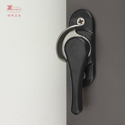 China Door venster handgrepen UPVC Aluminium Push Venster Crescent Lock Zink legering Schuifvenster slot Te koop