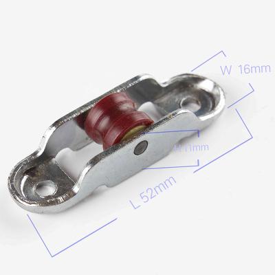 Chine Acier inoxydable/fer 16 mm largeur seule roue fenêtre coulissante roue de poulie pour logo OEM à vendre