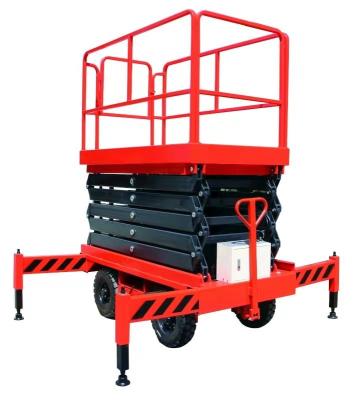 China Advertising Company Mini Self Propelled Electric Hydraulic Small Scissor Lift Platform for sale