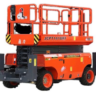 China Construction worksÂ   Self Propelled Hydraulically Driven Diesel Powered Aerial Work Platform Scissor Lift for sale