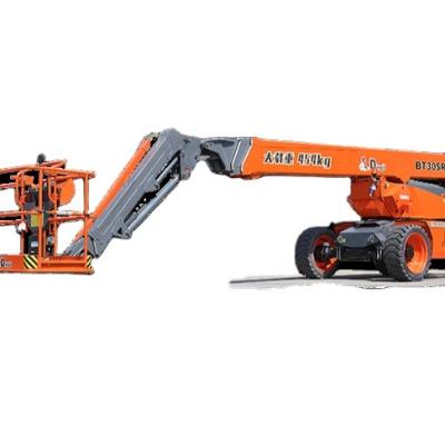 China Construction worksÂ   Good Quality Mobile Elevated Arm Hydraulic Diesel Powered Straight Aerial Work Platform Lift for sale