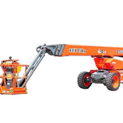 China Construction worksÂ   Good Quality Mobile Elevated Arm Hydraulic Diesel Powered Straight Aerial Work Platform Lift for sale