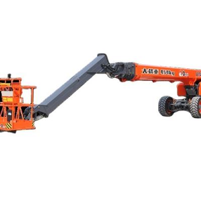 China Construction worksÂ   Good Quality Mobile Elevated Arm Hydraulic Diesel Powered Straight Aerial Work Platform Lift for sale