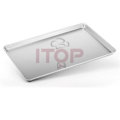 China Bakery aluminum baking tray 40*60cm square workable for oven for sale