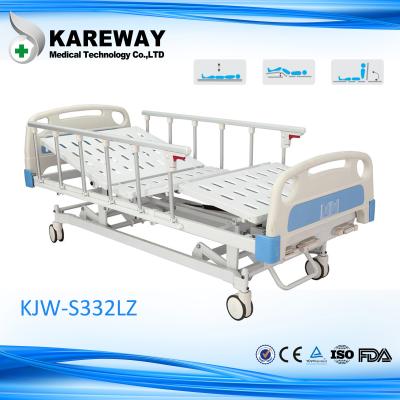 China Luxury Manual Electric Adjustable Beds , Multifunction Intensive Care Bed With Back Raise Function for sale