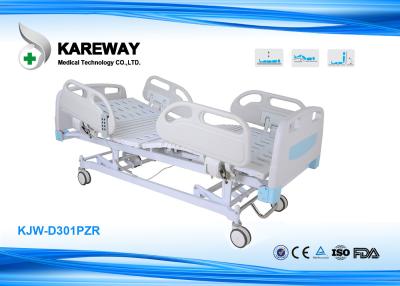 China Three Functions Electric Care Hospital Bed Cold Steel Plate Central Locking for sale