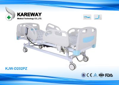 China Two Functions Electric Care Hospital Bed With Centrally Controlled Brake System for sale