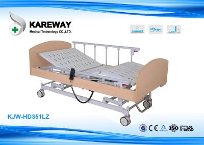 China Multifunction Hospital Adjustable Patient Bed Detachable With White , Beige Colour for sale