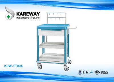 China Infusion ABS Hospital Emergency Trolley , First Aid Trolley For Medical Furniture for sale