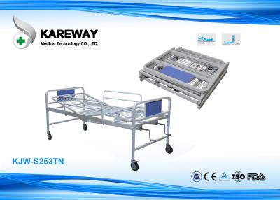 China Two Cranks Manual Care Bed With Portable Folding Easy Take For Home Use for sale