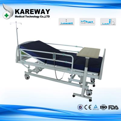 China Three Functions Electric Medical Bed With Dining Table , MOTECK Motor for sale