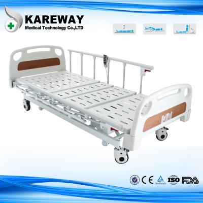 China Three Positions Hospital Patient Bed , Remote Control Electric Care Bed CE FDA Certificates for sale