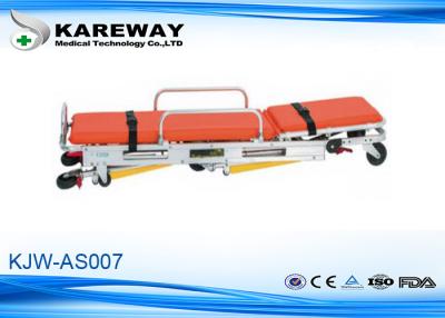 China Backrest Adjustment Patient Trolley Stretcher , Fold Up Stretcher 3 Years Guarantee for sale