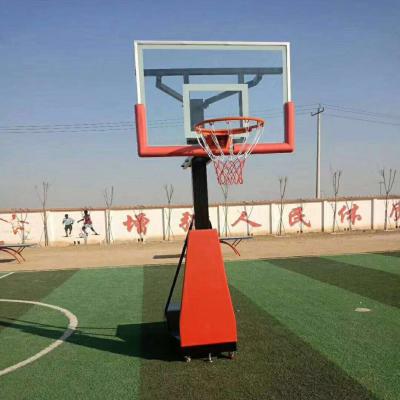 China Adjustable Fashion Mr. Dunk Tempered Glass Basketball Stand For Kids for sale