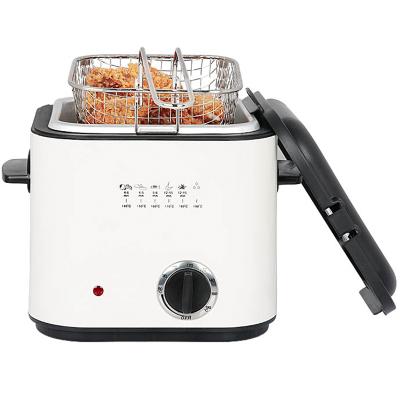 China Easy Operate XJ-5K100B0 1.2l Stainless Steel Thermostat Controlled Small Deep Fryer On Sale for sale