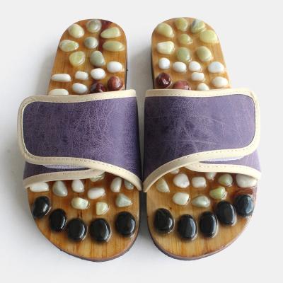 China Leisure New Design EVA Massage Indoor Wooden Slipper For Women for sale