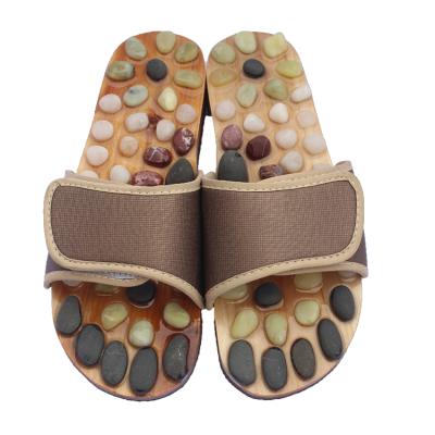 China Massage High Quality Health And Personal Care Foot Massage Sandal Wooden Home Slipper for sale