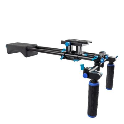 China Multifunctional Metal Dslr Shoulder Rig Stabilizer With 15mm Rails Rod for sale