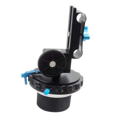 中国 Damping Metal DSLR Camera Follow Focus With Gear Ring And AB Limit Hard Stop 販売のため